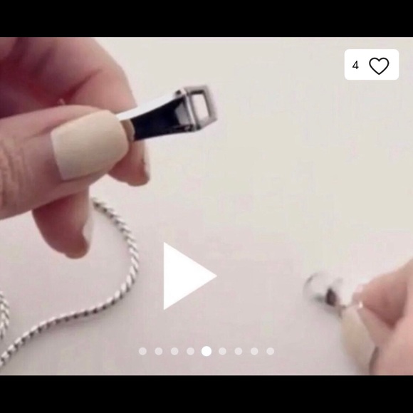 Origami Owl Silver Lanyard Breakaway Safety Clasp - Picture 8 of 9